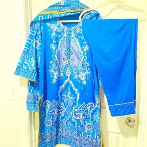 Pakistani shirt shalwar size medium